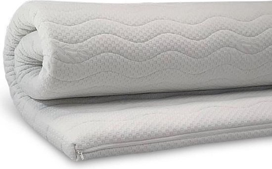 Topmatras - Topdek - Topper Traagschuim Premium - Afritsbaar en Wasbaar