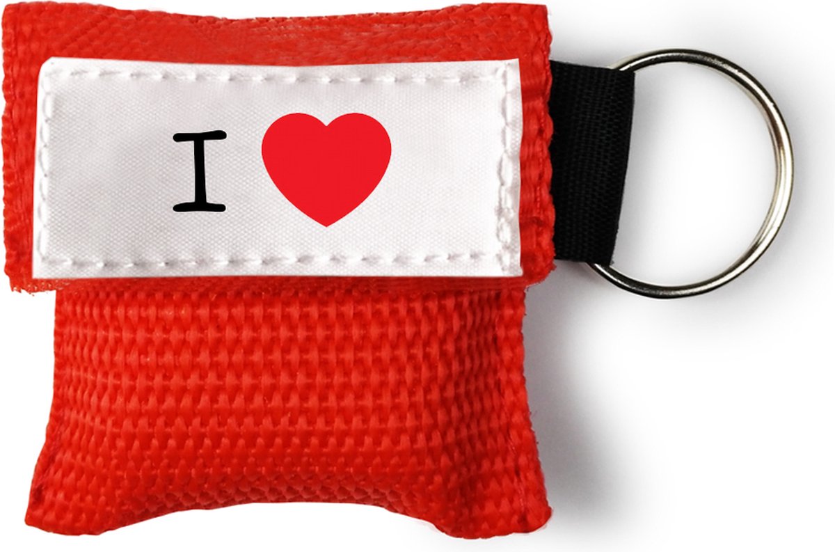 Goedkoopste Kiss of Life - Beademingsmasker - I Love - Rood