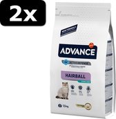 2x ADVANCE CAT STERILI HAIRBALL 1,5KG