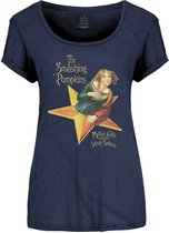 Smashing Pumpkins Dames Tshirt -L- Mellon Collie Blauw