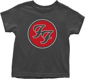 Foo Fighters Kinder Tshirt -Kids tm 5 jaar- FF Logo Zwart