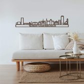 Skyline 's-Hertogenbosch Zwart Mdf 165 Cm Wanddecoratie Voor Aan De Muur Met Tekst City Shapes