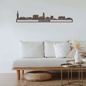 Skyline Arnhem Eikenhout 130 Cm Wanddecoratie Voor Aan De Muur Met Tekst City Shapes