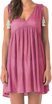 strandjurk Jaguar dames viscose roze maat L/XL