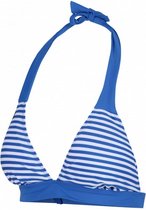 bikini-top Flavia dames polyamide blauw maat 40