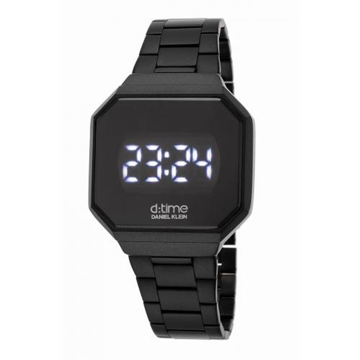 Daniel Klein DK.1.12409-4 - Horloge - Digitaal - Mannen - Heren - stalen band - Zwart