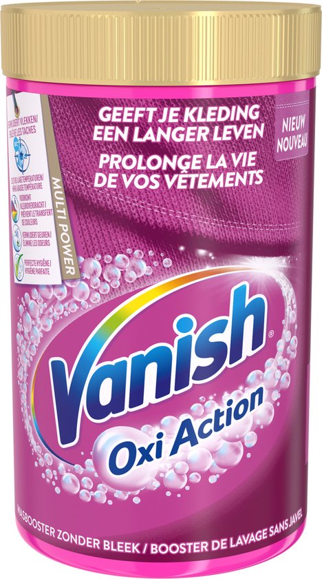 Vanish Oxi Action Wasbooster Poeder - Vlekverwijderaar Voor Gekleurde Was - 1,4 kg