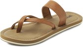 Teenslipper Java bruin dames Gevavi - 36