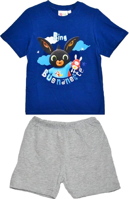 BING shortama - met blauw - Bing Bunny pyjama