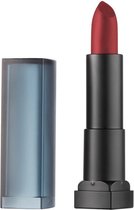 Maybelline Color Sensational Matte Nudes - 698 Cruel Ruby - Lippenstift - Matte - Rood - 4.2 g