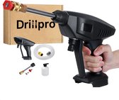 Drillpro-Elektrische Accu-Hogedrukreiniger-Batterijen niet inbegrepen-voor Makita 18V Batterij-Multifunctioneel Mondstuk - Draagbaar Oplaadbaar Snoerloos - Reinigingsspuitpistool - met Rijke 