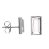 iXXXi-Jewelry-Expression Rectangle-Zilver-dames-Oorbellen-One size