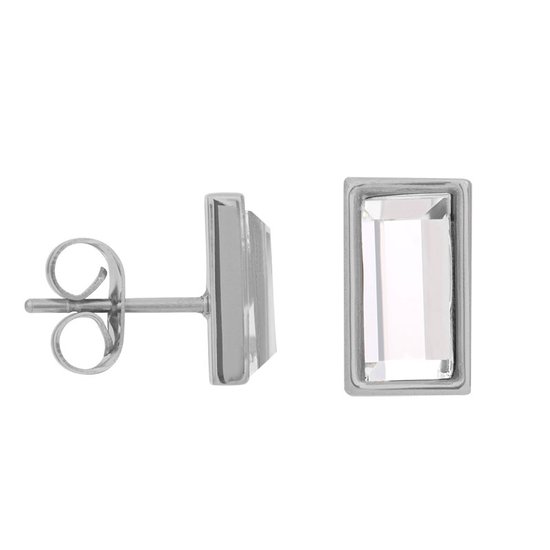 iXXXi-Jewelry-Expression Rectangle-Zilver-dames-Oorbellen-One size