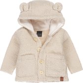 Newborn teddy jacket (sand) /