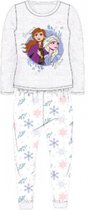 Disney Frozen pyjama - grijs - wit -  Maat 128 / 8 jaar