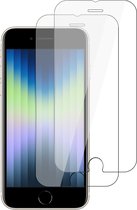 Screenprotector Geschikt voor iPhone SE 2022 - Beschermglas Screen Protector 9H Glas - 2 Stuks