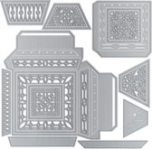 Tonic Studios Dimensions mal set crystal container Square base