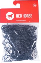 Red Horse invlecht elastiekjes zwart 500stuks rubber