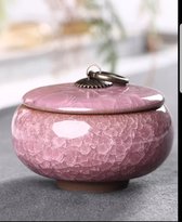 Mini Urn keramiek oud roze 50ml
