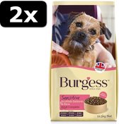 2x BURGESS DOG SENS ZALM/RIJST 12,5K