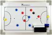 coachbord zaalvoetbal 60 x 90 cm wit 15-delig