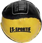 hurlingbal Sliotar 6 cm kurk/leer zwart/goud