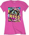 Kiss - Party Every Day Dames T-shirt - S - Roze