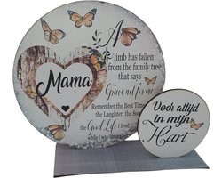 Memorial Saying Board Maman - Texte - Citation