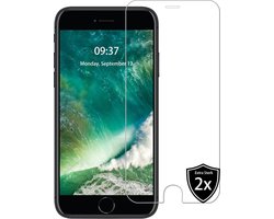 Screenprotector - Geschikt voor iPhone 7 Plus / 8 Plus/ 6/6s Plus Tempered Glass - 2 stuks Extra Sterk – beschermglas