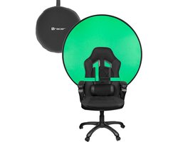 Tracer - Green Screen - scherm 110cm fotografische achtergrond - Voor bureaustoel - Achtergronddoek