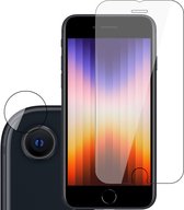 Protecteur d'écran iPhone SE 2022 - Couvercle de caméra iPhone SE 2022 - Protecteur d'écran en Tempered Glass