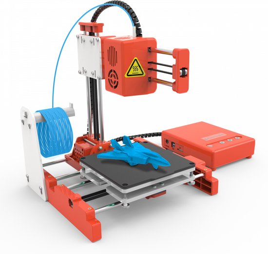 3D&Print® 3D-Printer Starterspakket - Model X1, het Perfecte Instapmodel voor Beginners en Kinderen - Hoge Precisie - Upload en Print Gemakkelijk 3D-ontwerpen uit de 3D-model Bibliotheek