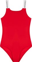 Calvin Klein - Badpak Logo - Rood - 14/16 jaar