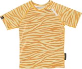 Beach & Bandits - UV-zwemshirt voor kinderen - Golden Tiger - Goudoranje - maat 104-110cm
