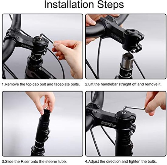 Guidon Vtt Zoom Alliage Noir 585Mm - Pignons sur roues
