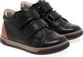 Emel Kinderschoenen met Klittenband - Zwart - Leder - Velcroschoenen - Maat 20