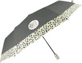paraplu green-collection 96 cm polyester grijs