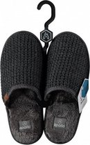 pantoffels Home Slippers heren textiel grijs mt 43-44