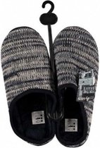 pantoffels Home heren textiel/elastomeer blauw mt 41-42