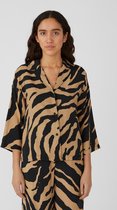 Object OBJFIE 3/4 SHIRT 120 Dames Top CORNSTALK  - Maat 36