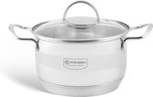 Edënbërg Classic Line - Kookpan met Deksel - RVS - Ø 18 cm