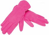 handschoenen fleece roze maat M/L