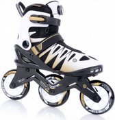 inlineskates Wenox dames aluminium 85A wit maat 37