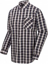 overhemd Lonan heren katoen marineblauw maat M