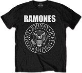 Ramones - Presidential Seal Kinder T-shirt - Kids tm 10 jaar - Zwart