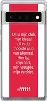 6F hoesje - geschikt voor Google Pixel 6 Pro -  Transparant TPU Case - AFC Ajax Dit Is Mijn Club #ffffff