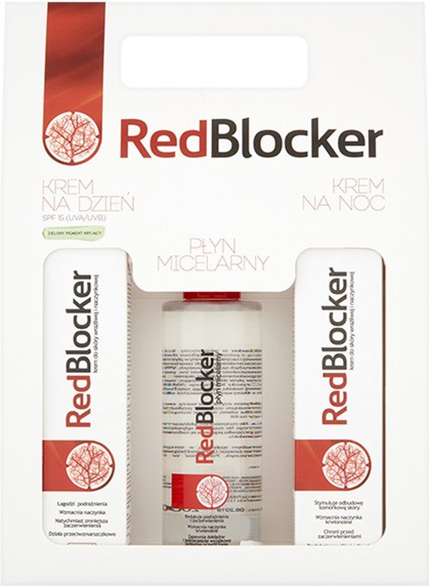 RedBlocker Crème Set - Dagcrème 50 ml + Nachtcrème 50 ml + Micellair Water