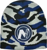 muts NERF jongens acryl blauw/zwart/lichtgrijs one-size
