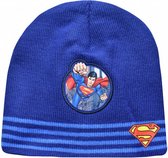 muts Super-Man jongens acryl donkerblauw one-size