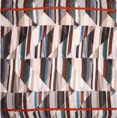 sjaal dames 90 x 90 cm polyester rood